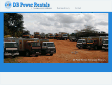 Tablet Screenshot of dbpowerindia.com